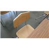 Image 3 : Qty 4 Desks with Attached Chairs (RM-206)