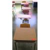 Image 1 : Qty 4 Desks with Attached Chairs (RM-206)