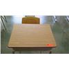 Image 2 : Qty 4 Desks with Attached Chairs (RM-206)