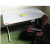 Image 1 : Adjustable-Height Desk w/ Rolling Office Chair (RM-206)