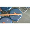 Image 3 : Qty 4 Stools (some w/damage along edges) (RM-207)