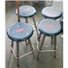 Image 1 : Qty 4 Stools (some w/damage along edges) (RM-207)
