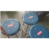Image 2 : Qty 4 Stools (some w/damage along edges) (RM-207)