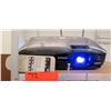 Image 1 : Epson WXGA Projector w/ Wall Mount Screen & Remote - Cables & Mount Not Included (RM-301)