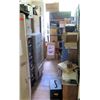 Image 1 : Contents of Room: 2 Metal File Cabinets, Shelves w/ Books, etc (RM-Theater)