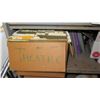 Image 8 : Contents of Room: 2 Metal File Cabinets, Shelves w/ Books, etc (RM-Theater)