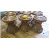 Image 2 : Qty 6 Woven Rattan Stools (RM-Theater)