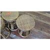 Image 2 : Qty 5 Woven Rattan Stools (RM-Theater)