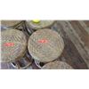 Image 3 : Qty 5 Woven Rattan Stools (RM-Theater)