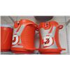 Image 2 : Qty 8 Large Orange Gatorade Coolers Dispensers w/ Lids