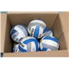 Image 1 : Qty 9 Molten L2 & Spaulding Volleyballs (RM-Gym)