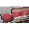 Image 2 : Qty 15 Spaulding NFHSU Basketballs in Metal Rack (RM-Gym)