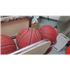 Image 3 : Qty 15 Spaulding NFHSU Basketballs in Metal Rack (RM-Gym)