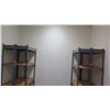Image 2 : Qty 4 Metal-Framed Shelving Units 36"W x 12"D x 84"H (RM-Music)