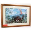 Image 1 : Framed Print: Erupting Volcano 24"x 18" (RM-101)
