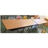 Image 1 : Qty 2 Utility Tables & 6 Chairs (RM-114)