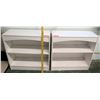 Image 1 : Qty 2 White Shelving Units (RM-113)
