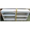 Image 1 : Qty 2 White Shelving Units (RM-113)