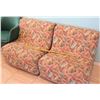 Image 1 : Qty 2 Upholstered Leaf-Print Lounge Chairs (RM-102)