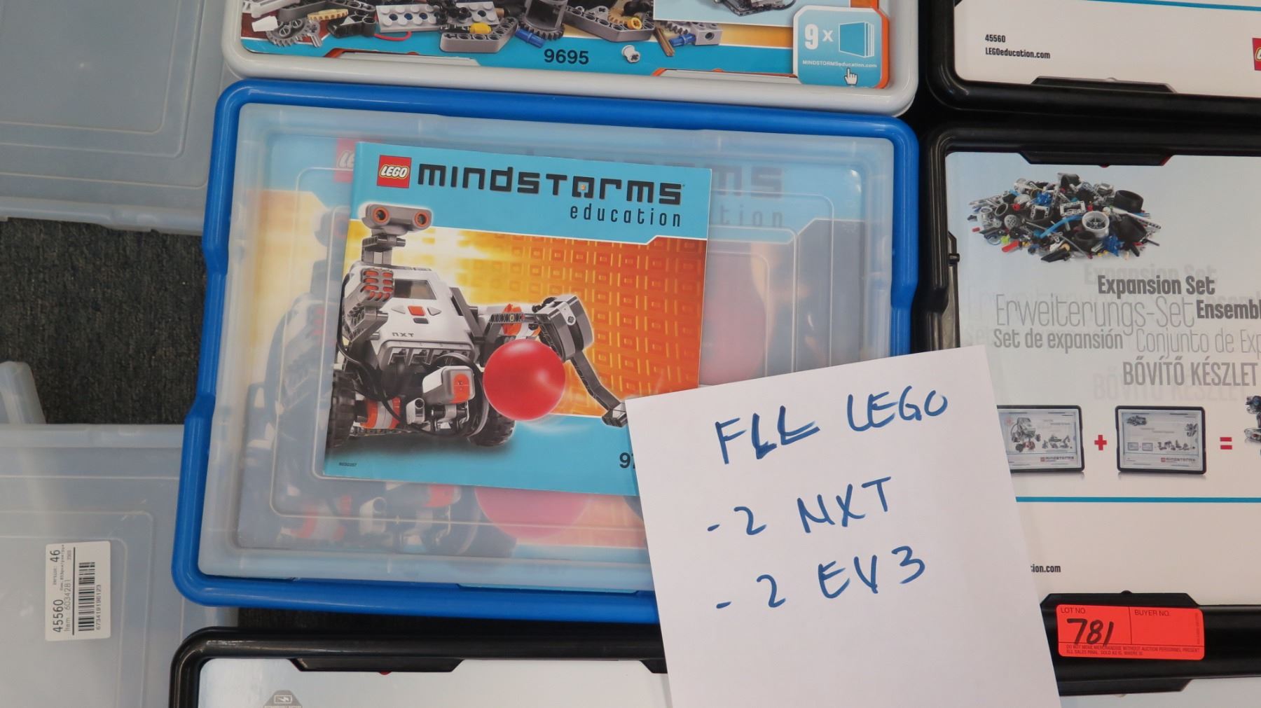 Lego FLL Robotics, 4 Complete Kits, Misc. Field Parts, etc. (RM-124)
