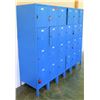 Image 1 : Blue 24-Compartment Metal Storage Lockers