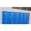 Image 2 : Blue 24-Compartment Metal Storage Lockers