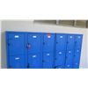 Image 2 : Blue 24-Compartment Metal Storage Lockers