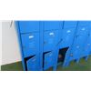 Image 3 : Blue 24-Compartment Metal Storage Lockers