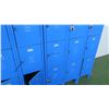 Image 4 : Blue 24-Compartment Metal Storage Lockers