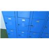 Image 7 : Blue 24-Compartment Metal Storage Lockers