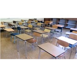 Qty 23 Desks w/ Chairs (RM-322)