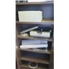 Image 2 : Wooden Storage Cabinet w/ Contents (RM-221)