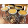 Image 1 : Qty 5 Metal Stools (RM-221)