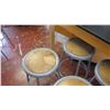 Image 2 : Qty 5 Metal Stools (RM-221)