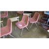 Image 10 : Qty 21 Plastic Chairs w/ Attached Desks (RM-221)