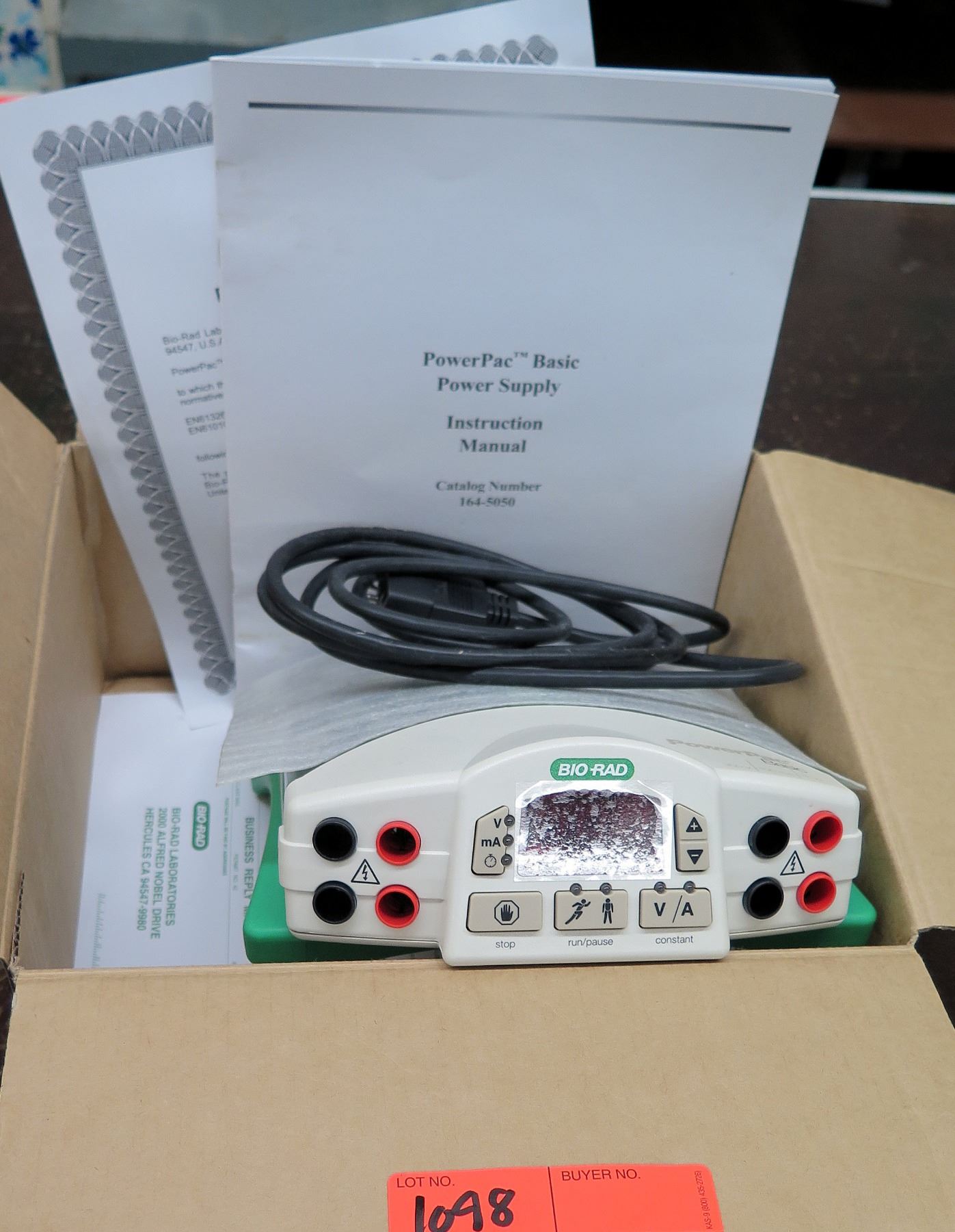 BIO RAD PowerPac Basic Power Supply (RM-122)