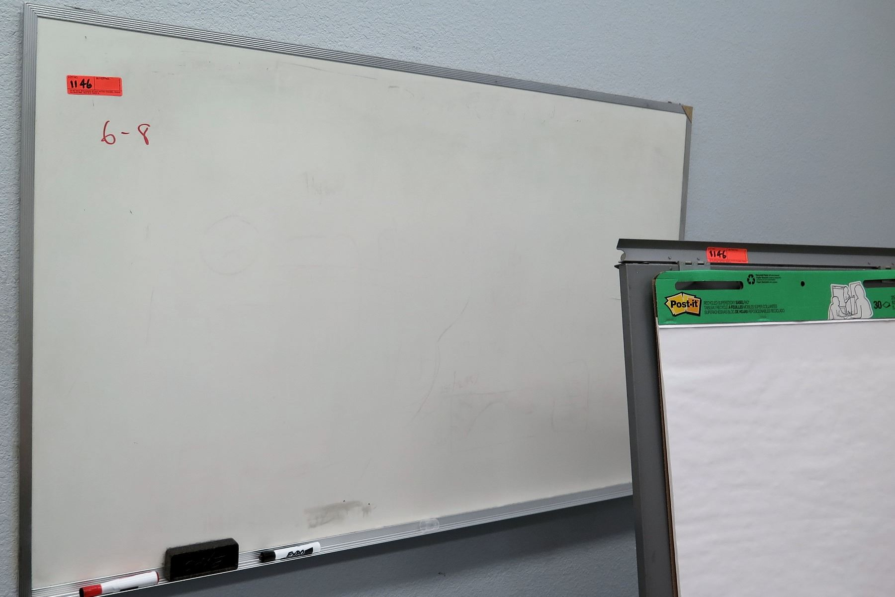 Whiteboard Large Post it Paper W Stand CONF RM Oahu Auctions Whiteboard large post it paper w stand conf rm oahu auctions