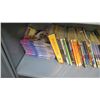 Image 8 : Large Metal Storage Cabinet w/ Books & CD Player (RM-605)