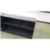 Image 2 : Qty 3 Dark Painted Wooden Bookcase & Long Utility Table (RM-204)