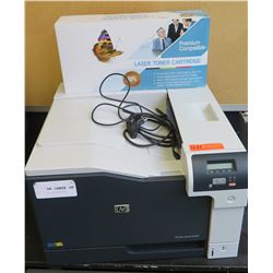 HP CP5225 Laserjet Printer & Unused Toner Cartridge (RM-204)