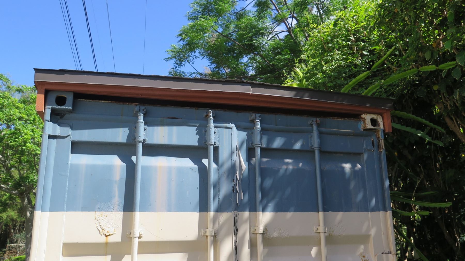 Shipping Container (has rust, roof leaks)