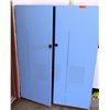 Image 1 : Tall Blue 2 Door Storage Unit (Rm-402)