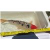 Image 8 : Koi Fish (White w/ Black Markings & Orange Head)