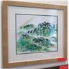 Image 1 : Framed Art: Mountain Scene w/ Rainbow 21.5" x 19.5" (RM-101)