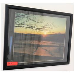 Framed Photographic Print: Sunset 26" x 20" (RM-101)