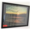 Image 1 : Framed Photographic Print: Sunset 26" x 20" (RM-101)