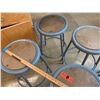 Image 2 : Qty 6 Round Stools, Metal Legs (RM-121)