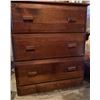 Image 1 : 2 Matching Wooden 3-Drawer Chests
