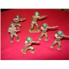 Image 1 : 6 Metal US Toy Soldiers 