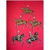 Image 1 : 5 Metal Toy Soldiers on Horseback